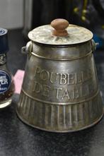 Tafelafvalbakje / Tafelvuilbakje - Poubelle de Table - Lande, Nieuw, Ophalen of Verzenden, Minder dan 10 liter, Metaal