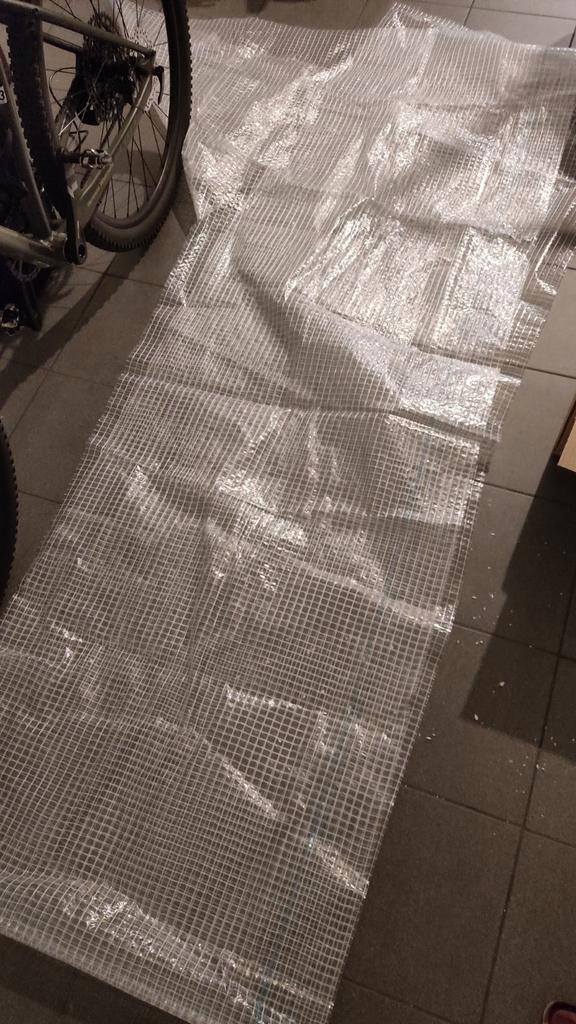 Stuk dampscherm + buizen + tackers, Doe-het-zelf en Bouw, Buizen en Afvoer, Nieuw, Overige typen, Ophalen