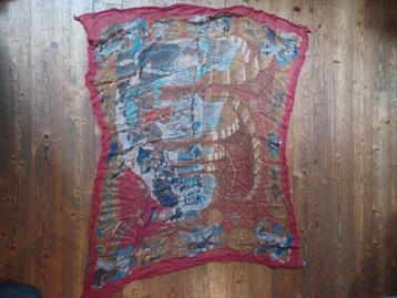 hermes sjaal, Taille 46/48 (XL) ou plus grande, Enlèvement ou Envoi, Écharpe, Porté