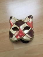 Vénitiaans masker - kat, Huis en Inrichting, Woonaccessoires | Wanddecoraties, Nieuw, Ophalen of Verzenden