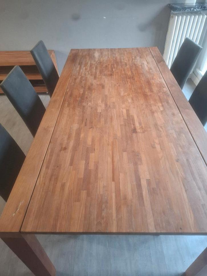 Tafel met dressoir, bijzettafeltje en tv kast, Huis en Inrichting, Tafels | Bijzettafels, Hout, Ophalen of Verzenden
