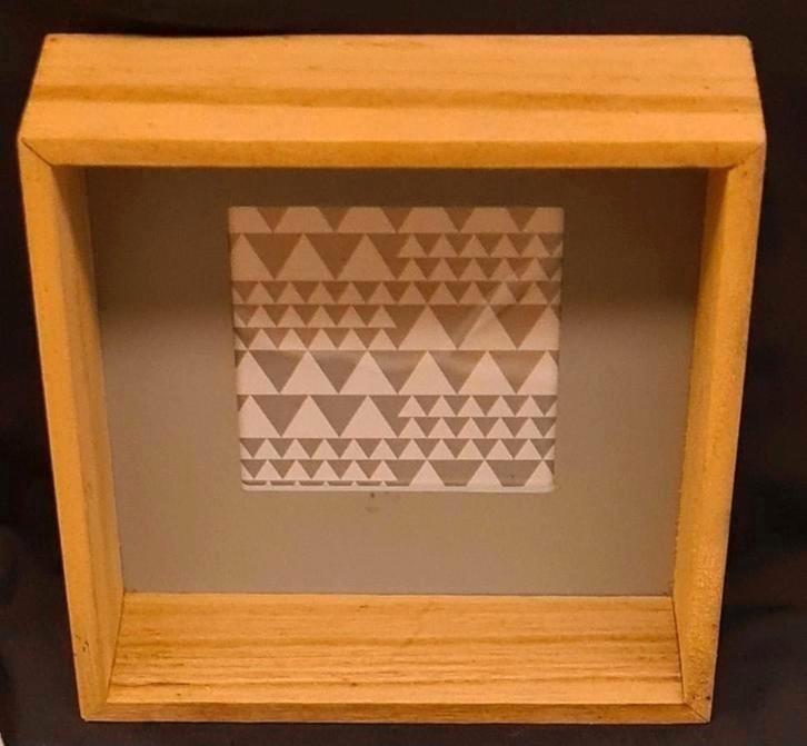 Open wanddecoratie (18 x 18 cm, diepte 6 cm), Huis en Inrichting, Woonaccessoires | Wanddecoraties, Gebruikt, Ophalen of Verzenden