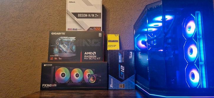 🔥Gaming PC | 7800X3D | 9070 XT 16gb | 32GB DDR5 | garantie✅, Computers en Software, Desktop Pc's, Nieuw, 4 Ghz of meer, SSD, 32 GB