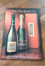 Mailly champagne houten reclame (houtimitatie) van 50X70, Ophalen of Verzenden, Zo goed als nieuw