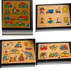 Vintage Houten Puzzels - Bananendoos vol Collectie 20 stuks, Enlèvement