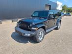 Jeep Wrangler 2.0 Turbo Sahara 57dkm, Auto's, Jeep, Automaat, 4 deurs, 2500 kg, Zwart