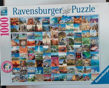 7 puzzles 1000 pièces ravensburger et jumbo beschikbaar voor biedingen