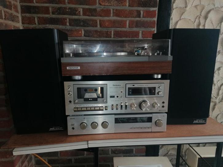Platenspeler Pioneer PL-115D - Sterio cassette deck Technics, Audio, Tv en Foto, Stereoketens, Gebruikt, Philips, Ophalen