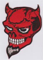 Satan Devil stoffen opstrijk patch embleem #1, Motos, Accessoires | Autocollants