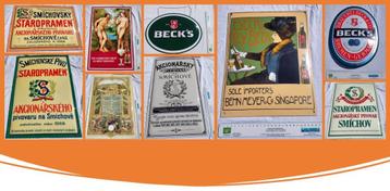 différentes Plaque métallique de bière beschikbaar voor biedingen