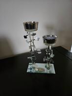 Glazen kandelaartje voor theelichtjes, cosy@home, nieuw, Huis en Inrichting, Woonaccessoires | Kandelaars en Kaarsen, Ophalen of Verzenden
