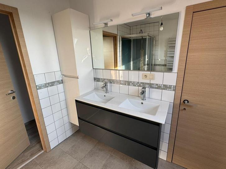 Badkamerkast + Lavabomeubel + Spiegel, Huis en Inrichting, Badkamer | Badkamermeubels, Zo goed als nieuw, Wastafelkast, Minder dan 100 cm