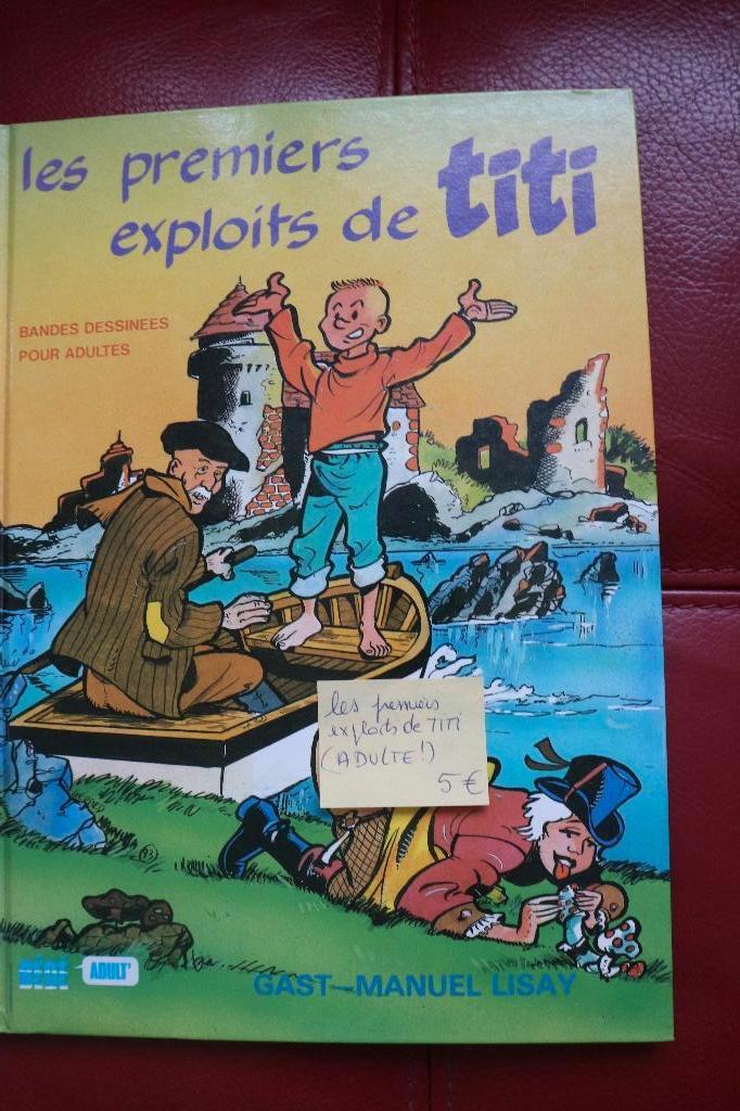 Stripboek voor volwassenen 1st Exploits of TITI, Boeken, Stripverhalen, Eén stripboek, Ophalen of Verzenden
