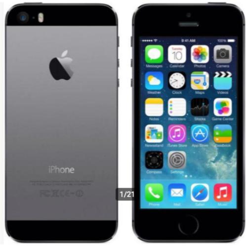 Apple iPhone 5S 32 GB Space Gray, Telecommunicatie, Mobiele telefoons | Apple iPhone, Gebruikt, 32 GB, Zonder abonnement, Zonder simlock