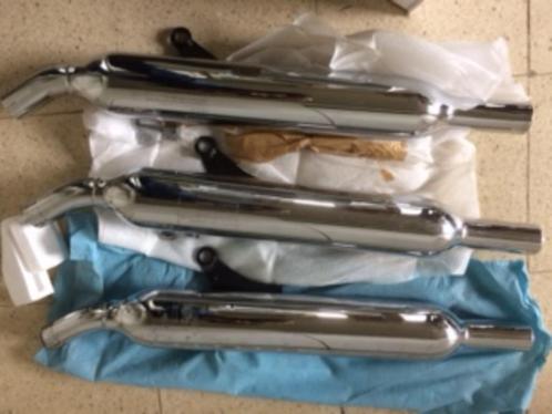 Triumph Bonneville uitlaatdemper Links, Motoren, Onderdelen | Overige, Nieuw, Ophalen
