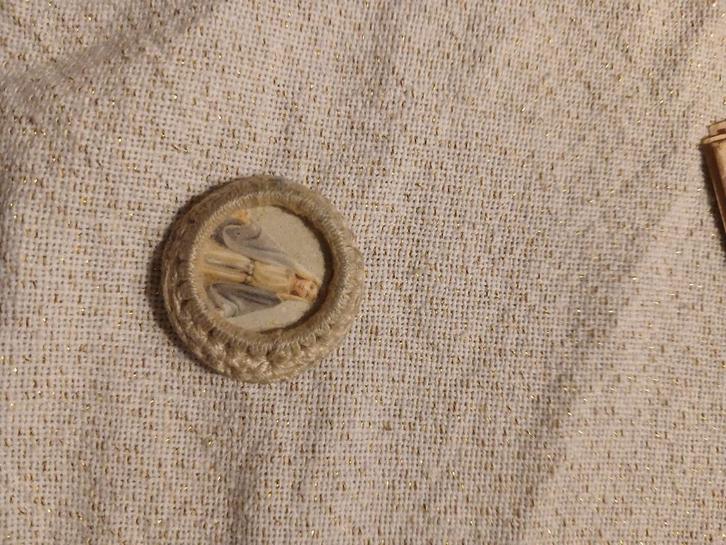 Agnus Dei religieus medaillon – vintage – handgemaakt, Antiek en Kunst, Antiek | Gereedschap en Instrumenten, Ophalen of Verzenden