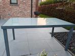 Tuintafel in glas, Tuin en Terras, Ophalen, Zo goed als nieuw