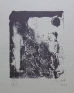 MARCEL NOTEBAERT / FIGURATIE / ZW-W LITHO / 66x51cm / SIG, Antiek en Kunst, Ophalen of Verzenden