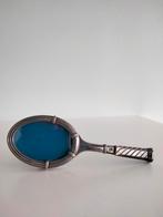 curiosa vintage fotokadertje tennis racket Italy verzilverd?, Ophalen of Verzenden