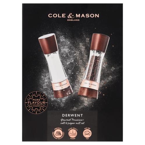 Cole & Mason Derwent Chesnut - Rose gold Peper en Zoutmolen, Huis en Inrichting, Keuken | Servies, Nieuw, Overige typen, Overige stijlen