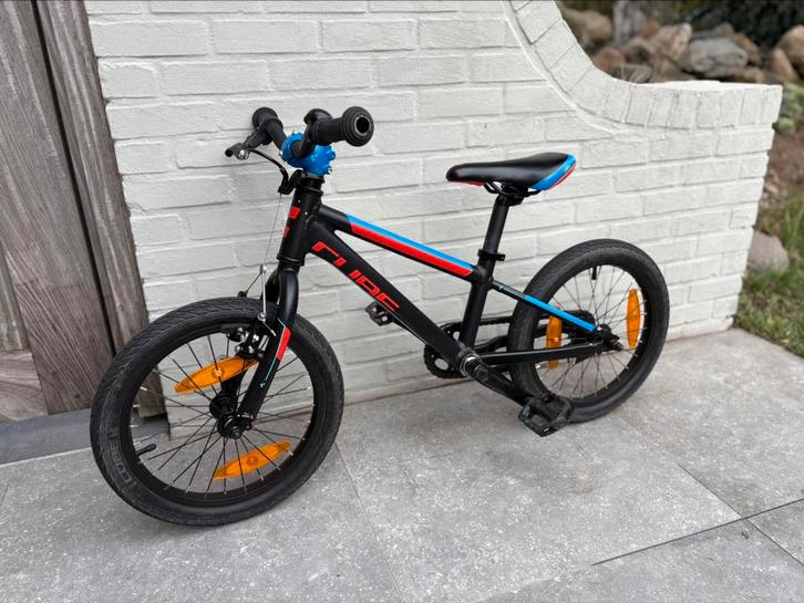 Cube kinderfiets 16 inch, Fietsen en Brommers, Fietsen | Kinderfietsjes, Gebruikt, 16 tot 20 inch, Zijwieltjes, Ophalen