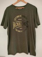 Mooie T-shirt Jack & Jones Large, khaki, Maat 52/54 (L), Jack&Jones, Ophalen of Verzenden, Gedragen