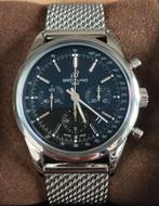 T.K. i.nw.st. Breitling Transocean Chronograph, van 11-2019., Staal, Staal, Breitling, Polshorloge