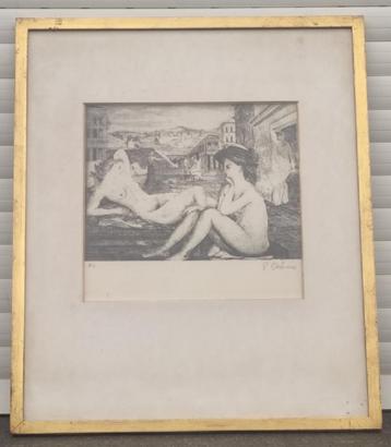 2 lithographie hors commerce signe paul delvaux beschikbaar voor biedingen