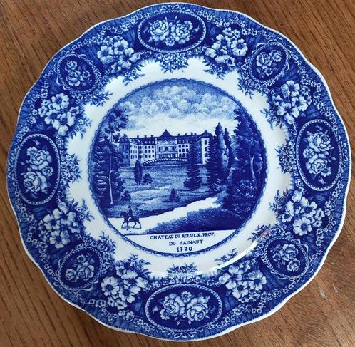 1 assiette Boch Frères Keramis La Louvière Château du Roeulx, Antiquités & Art, Antiquités | Céramique & Poterie, Enlèvement ou Envoi