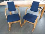 2 ergonomische stoelen (Stokke-Actulum), Ophalen, Gebruikt, Blauw, Twee