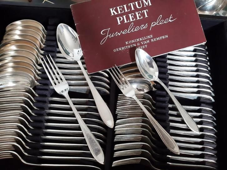 verzilverd bestek Keltum, Antiek en Kunst, Antiek | Bestek, Ophalen