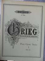 grieg works for piano solo  Peer Gynt Suite, Boeken, Muziek, Verzenden, Zo goed als nieuw