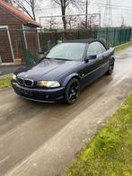 Bmw 318ci cabriolet, Auto's, BMW, Zwart, Cabriolet, Zwart, Handgeschakeld