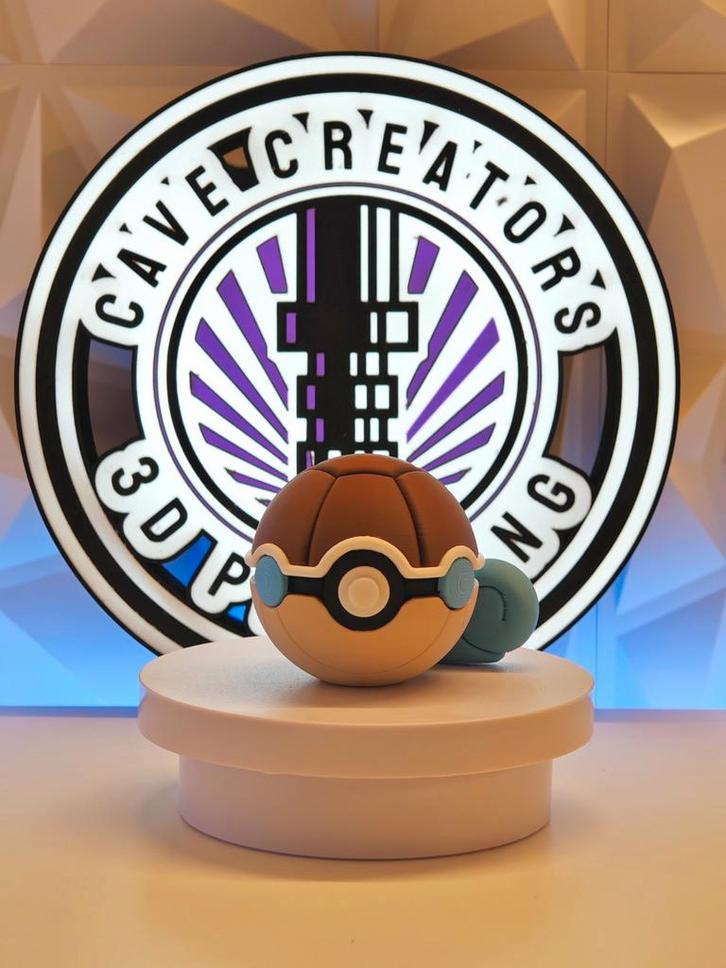 Pokéball Squirtle - 3D-afdruk, Verzamelen, Beelden en Beeldjes