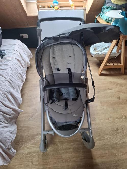 GOEDKOOP!: Bébéconfort kinderwagen + draagmand + floorseat +, Kinderen en Baby's, Kinderwagens en Combinaties, Gebruikt, Combiwagen