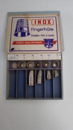 Dés à coudre avec boîte vintage Inox Imra, Enlèvement ou Envoi, Utilisé, Autres types