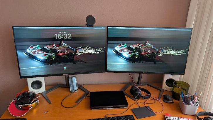 Philips Evnia 32 inch IPS monitor 4K Caldigit Thunderbolt, Computers en Software, Monitoren, Zo goed als nieuw, 101 t/m 150 Hz