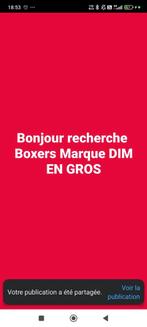 Bonjour recherche destockage boxer dim en gros, Tickets & Billets
