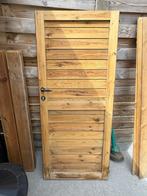 Houten tuindeur, Tuin en Terras, Ophalen, Gebruikt, Minder dan 100 cm, Draaipoort