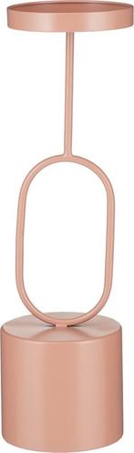 Metalen plantenstandaard roze, Neuf, 70 cm ou plus, Moins de 25 cm, Rond