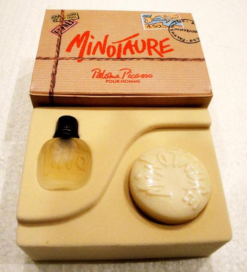 Coffret miniature parfum Minotaure de P. Picasso, Collector, Collections, Parfums, Neuf, Miniature, Plein, Envoi