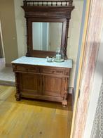Antieke kast met marmeren blad, Antiek en Kunst, Ophalen