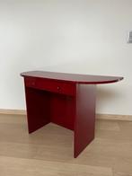 Table d'appoint rouge foncé élégante., Rectangulaire, 60 cm ou plus, Bois, Enlèvement