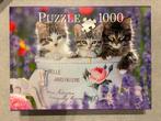 Puzzle 1000 - Poesjes in een emmer - 1000 stukjes, Ophalen of Verzenden, 500 t/m 1500 stukjes, Zo goed als nieuw, Legpuzzel