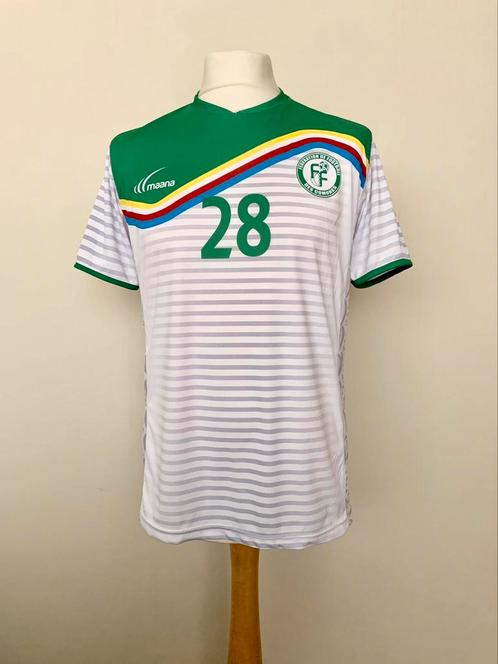 Comoros 2016-2017 away Faïz Selemani match worn shirt, Sport en Fitness, Voetbal, Gebruikt, Shirt, Maat L
