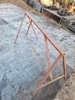 2 Schragen metaal, Doe-het-zelf en Bouw, Ophalen, Gebruikt