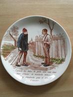 2 assiettes texte wallon, Ophalen of Verzenden