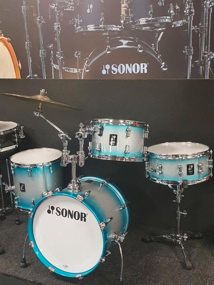 Sonor AQ2 maple bopsetje: 12/14/18/+14 snaredrum, Muziek en Instrumenten, Drumstellen en Slagwerk, Nieuw, Sonor, Ophalen of Verzenden