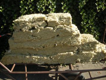 Rest isolatie rotswol ca. 1 à 2 m² dikte ca. 16cm  beschikbaar voor biedingen