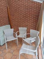 Chaises de patio (4 pièces), Jardin & Terrasse, Comme neuf, Empilable, Enlèvement
